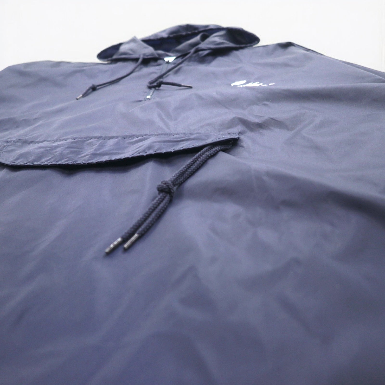 AUGUSTA SPORTSWEAR Anorak a mezza zip, XL, blu navy, nylon, tasca frontale, coulisse