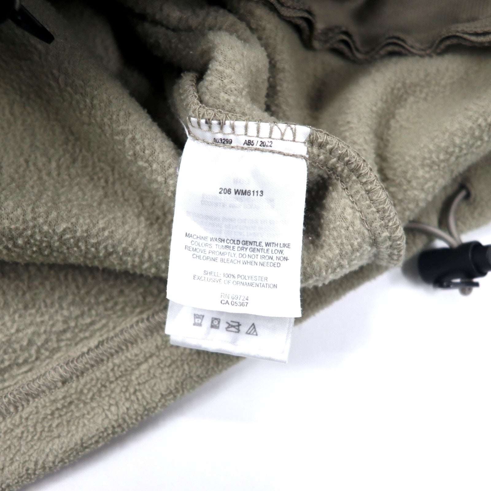 Columbia Giacca in pile full zip L beige poliestere con ricamo logo WM6113