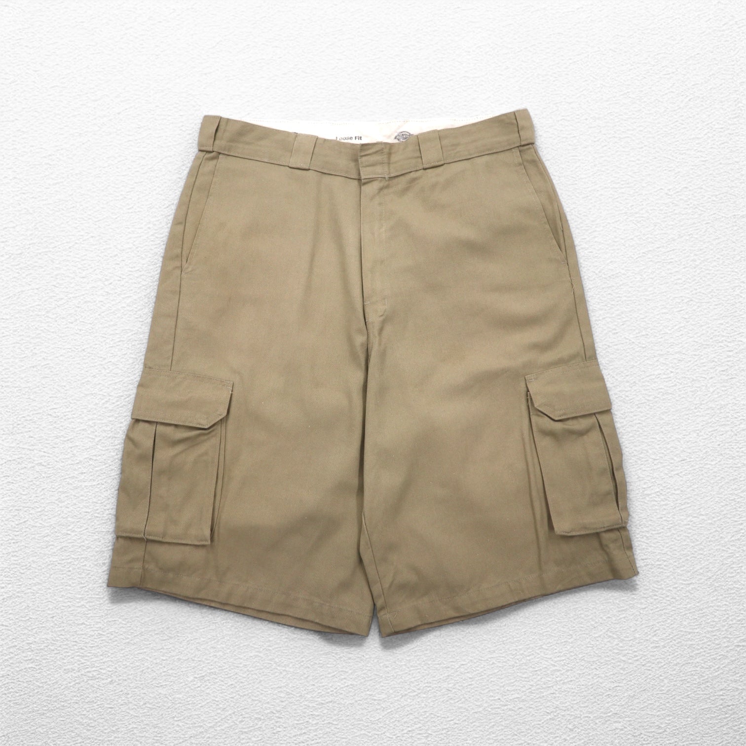 Dickies Pantaloncini cargo twill taglio ampio L Beige LOOSE FIT WR888DS