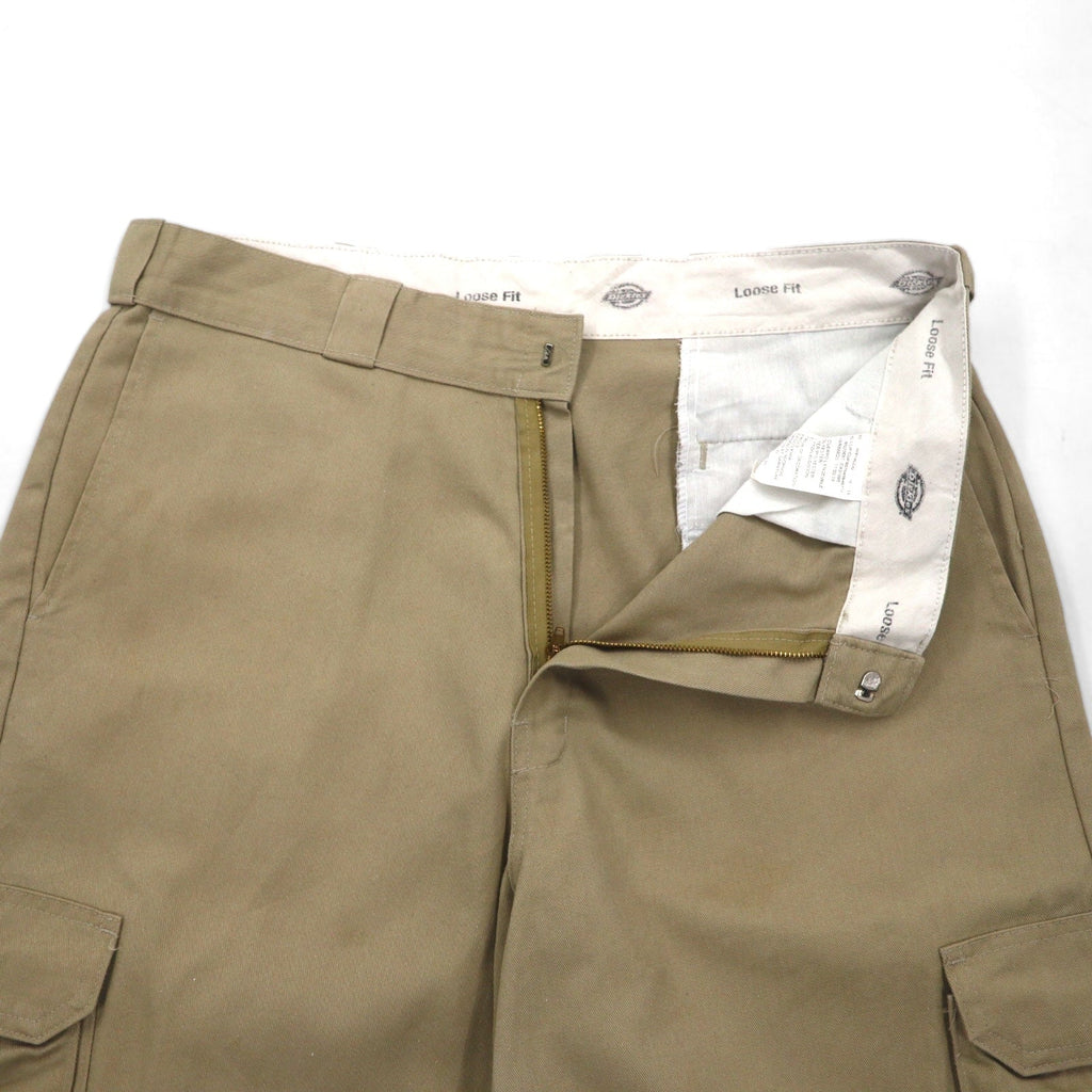 Dickies Pantaloncini cargo twill taglio ampio L Beige LOOSE FIT WR888DS