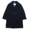 Burberrys Chester Coat in Cashmere, Made in Spain, Size M, Black, Wool and Cashmere