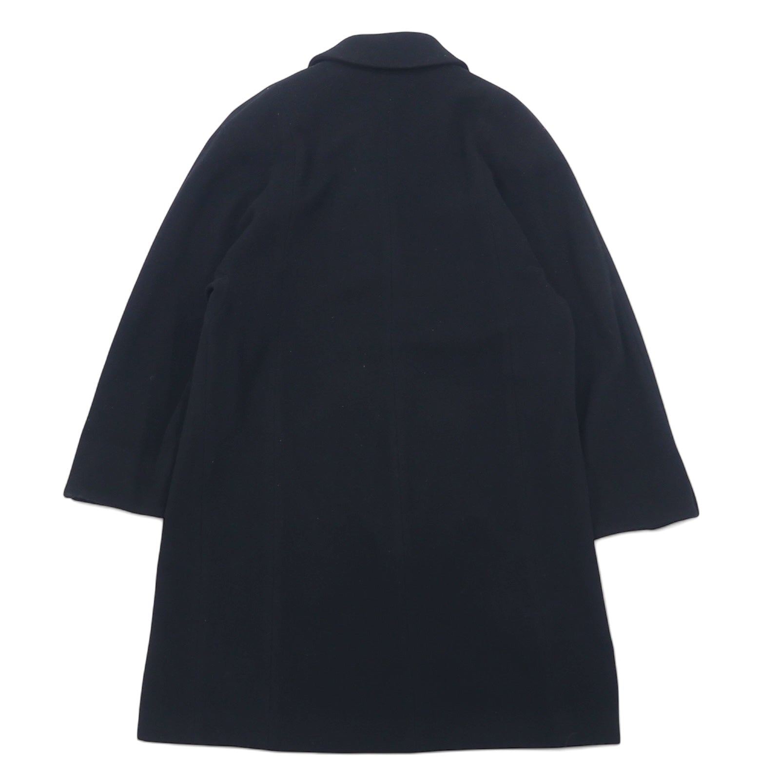Burberrys Chester Coat in Cashmere, Made in Spain, Size M, Black, Wool and Cashmere