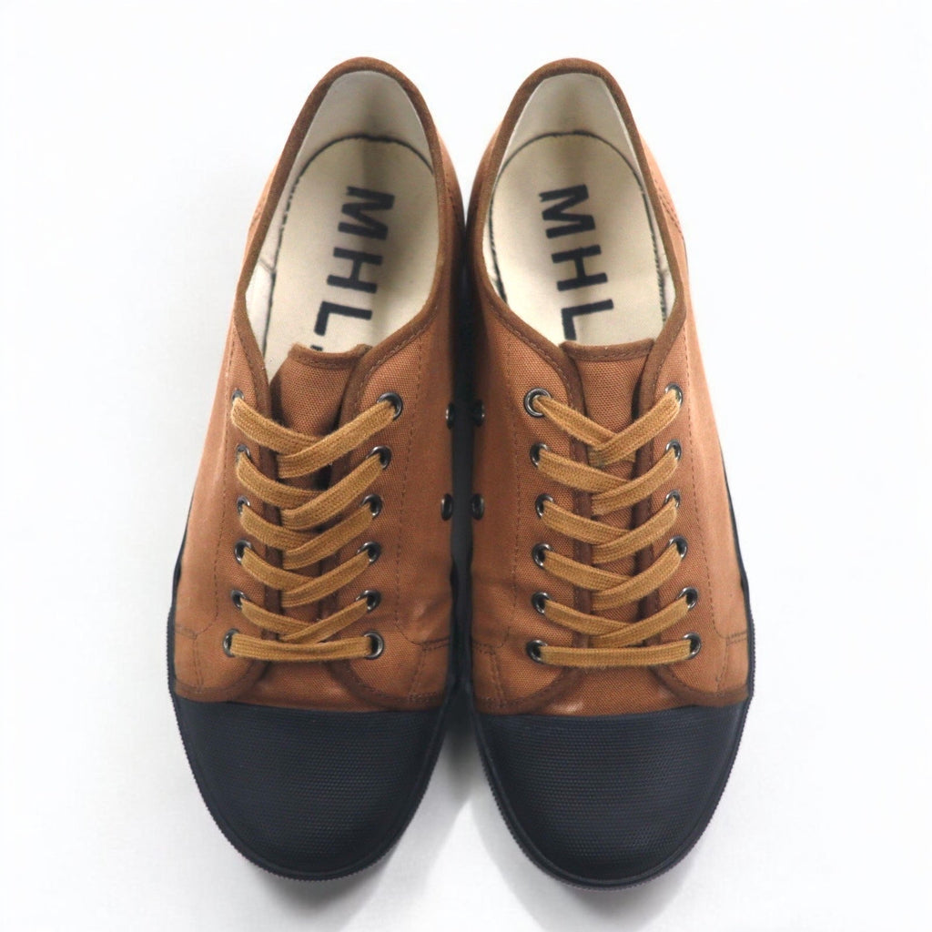MHL. アーミーシューズ ARMY SHOES スニーカー 26cm ブラウン キャンバス 日本製