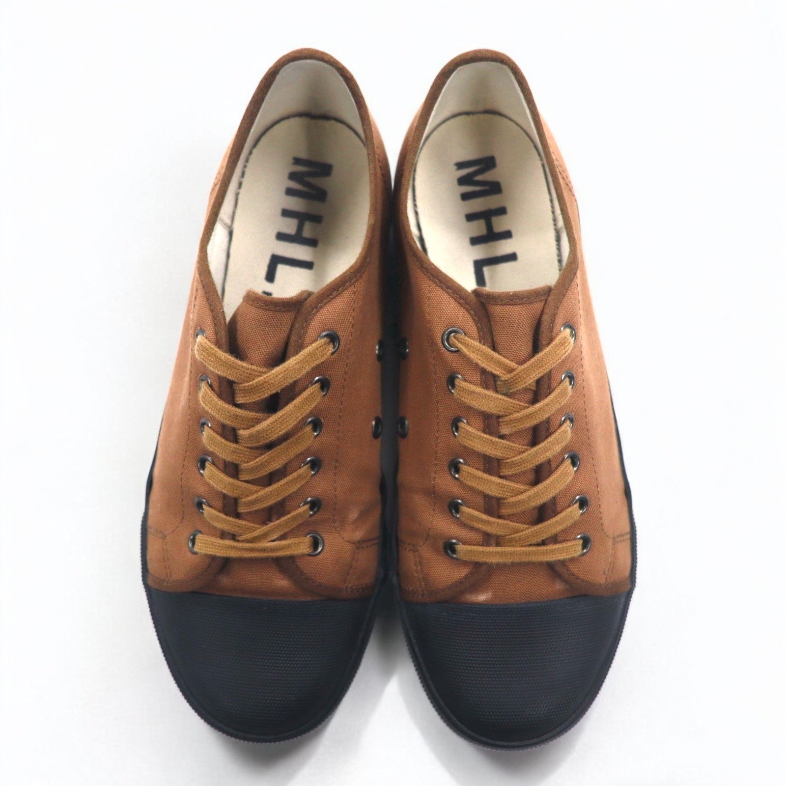MHL. アーミーシューズ ARMY SHOES スニーカー 26cm ブラウン キャンバス 日本製