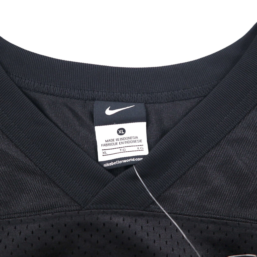 NIKE メッシュ ゲームシャツ XL ブラック ポリエステル スウォッシュ 678434-010 未使用品