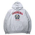Champion Felpa con Cappuccio con Stampa College ECO 3XL Grigia Cotone Felpata Internamente NCAA SOONERS Taglia Grande