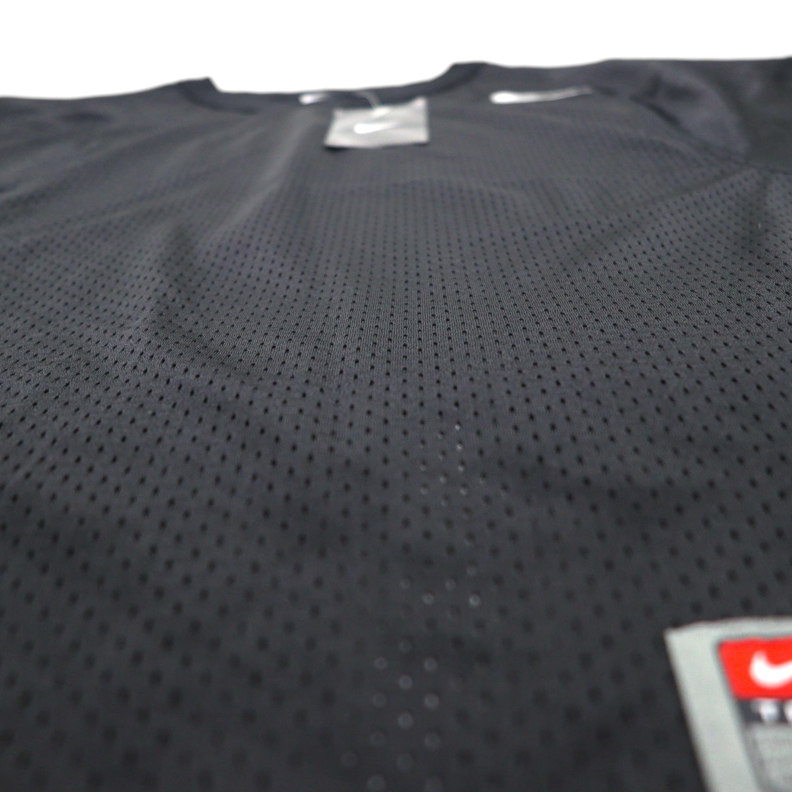 NIKE Maglia da Gioco in Mesh XL Nera Poliestere Swoosh 678434-010 Nuova con etichette