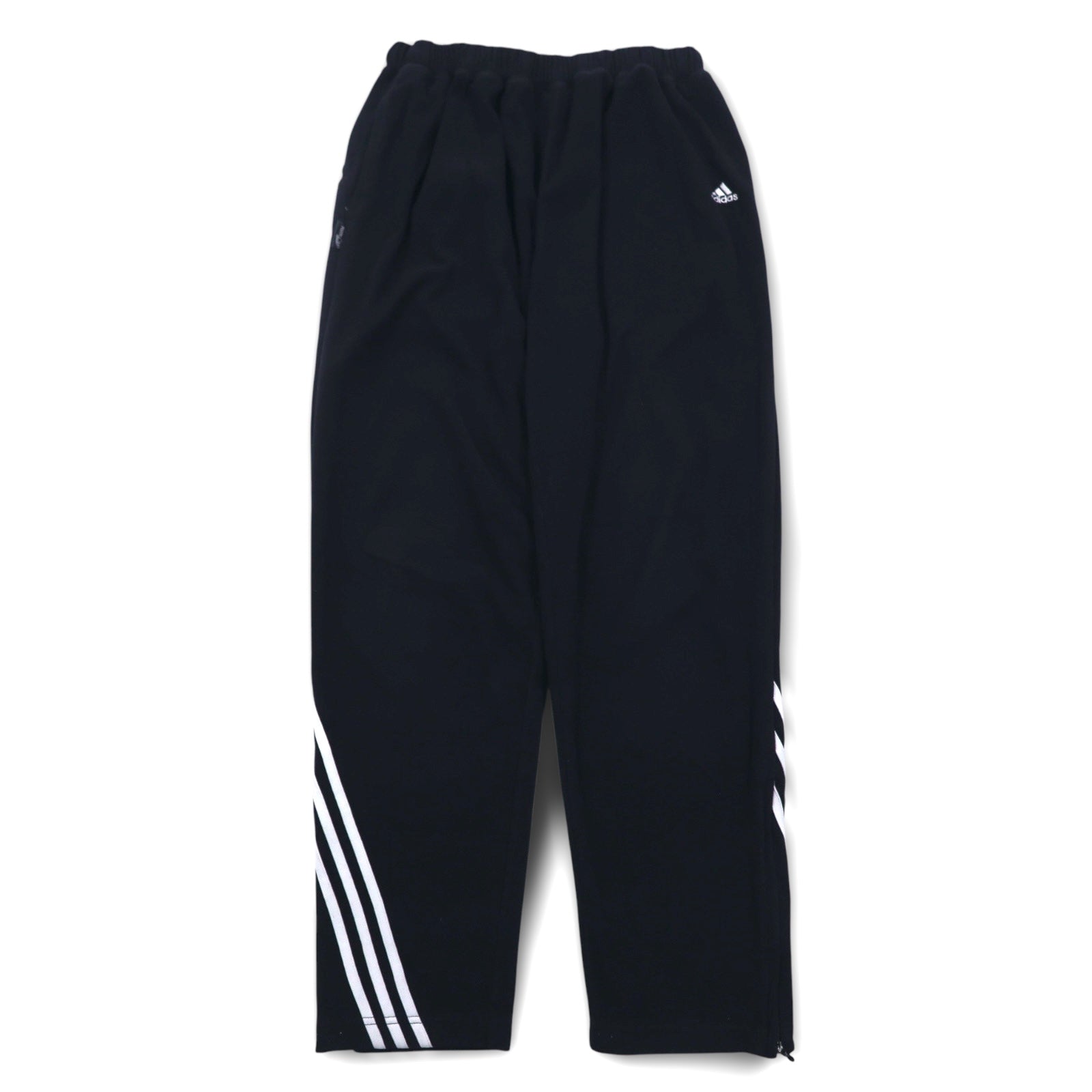 adidas Anni 2000 Pantaloni in pile Facili Pantaloni da tuta Tuta sportiva XL Nero 3 strisce