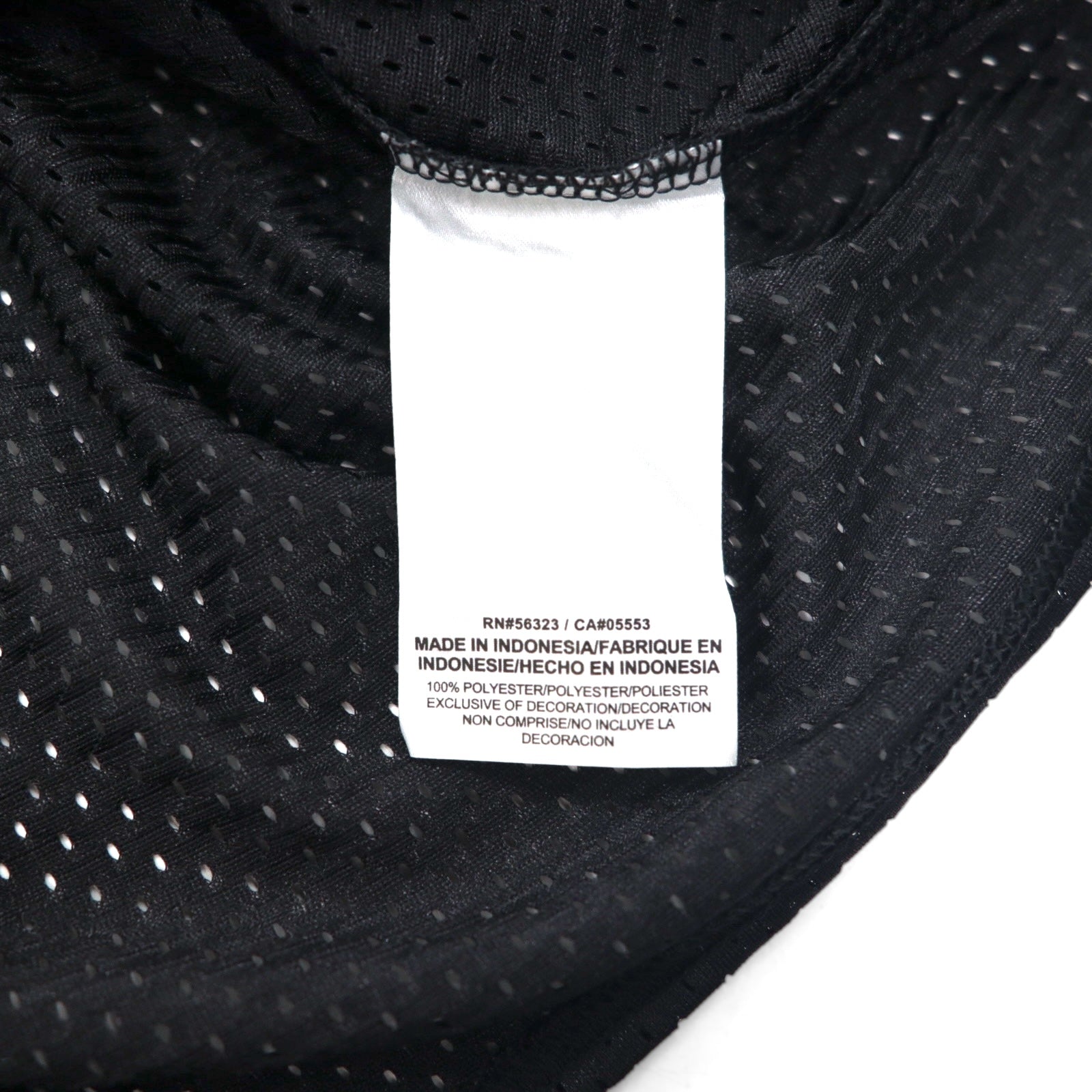 NIKE Maglia da Gioco in Mesh XL Nera Poliestere Swoosh 678434-010 Nuova con etichette