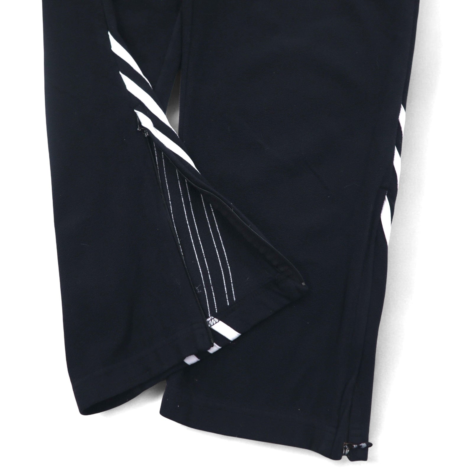 adidas Anni 2000 Pantaloni in pile Facili Pantaloni da tuta Tuta sportiva XL Nero 3 strisce