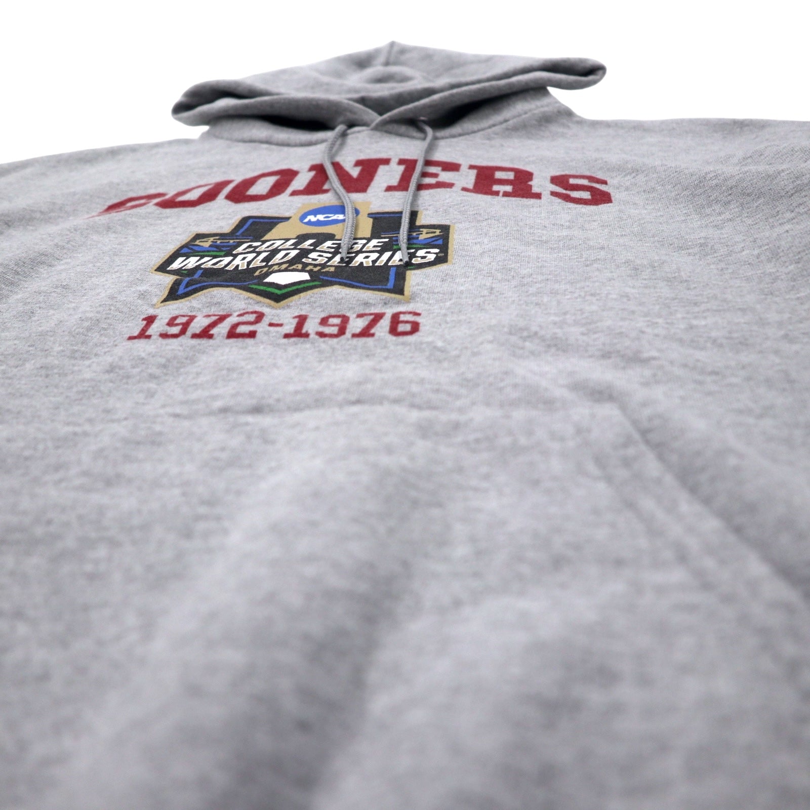 Champion Felpa con Cappuccio con Stampa College ECO 3XL Grigia Cotone Felpata Internamente NCAA SOONERS Taglia Grande
