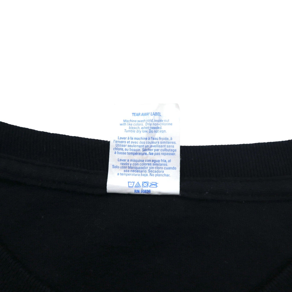 NFL グリーンベイ パッカーズ GREEN BAY PECKERS ロングスリーブTシャツ ロンT XL ブラック ホンジュラス製