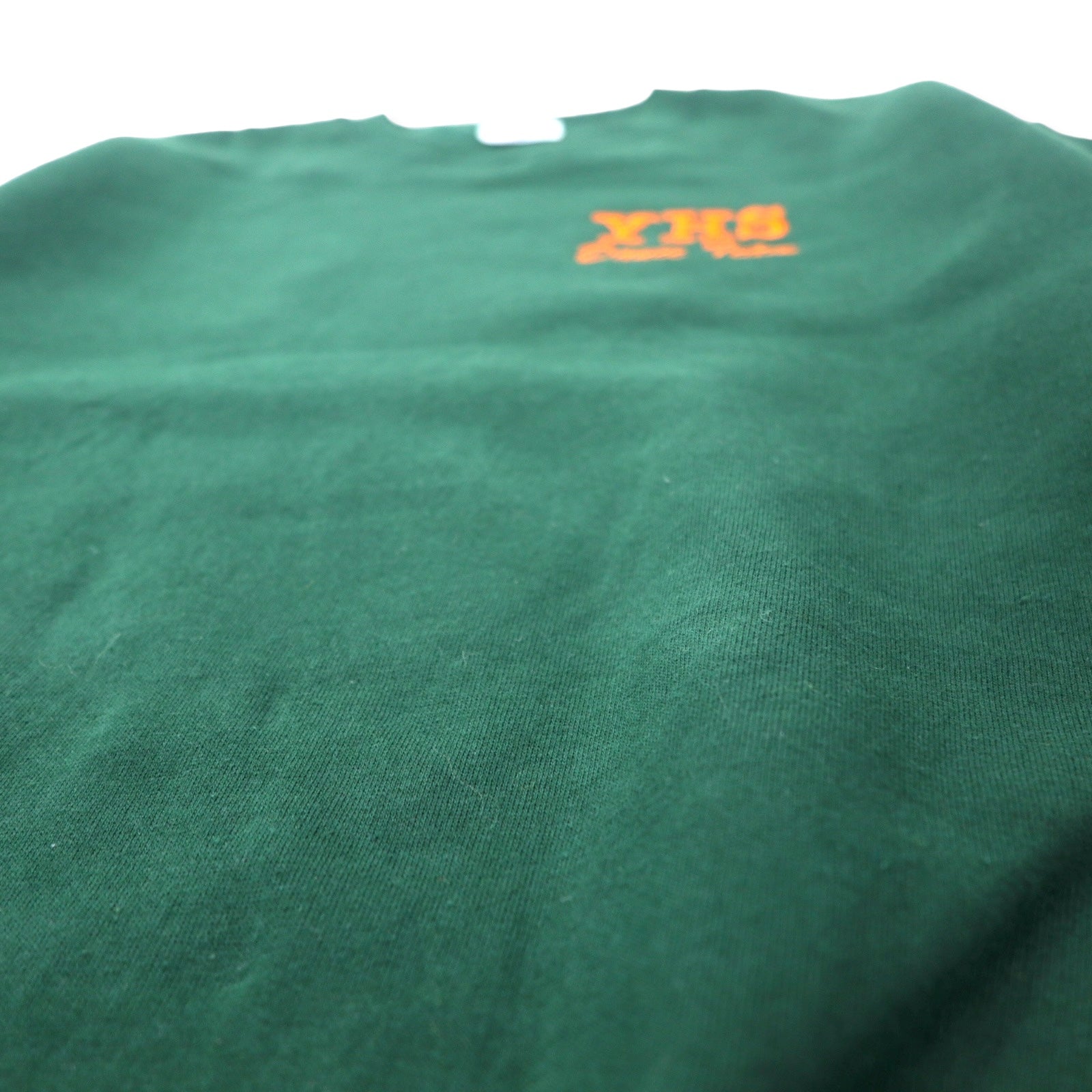 JERZEES Made in USA Anni '90 SUPER SWEATS Felpa girocollo M Verde Cotone Interno felpato YHS Dance Team Ricamo piccolo