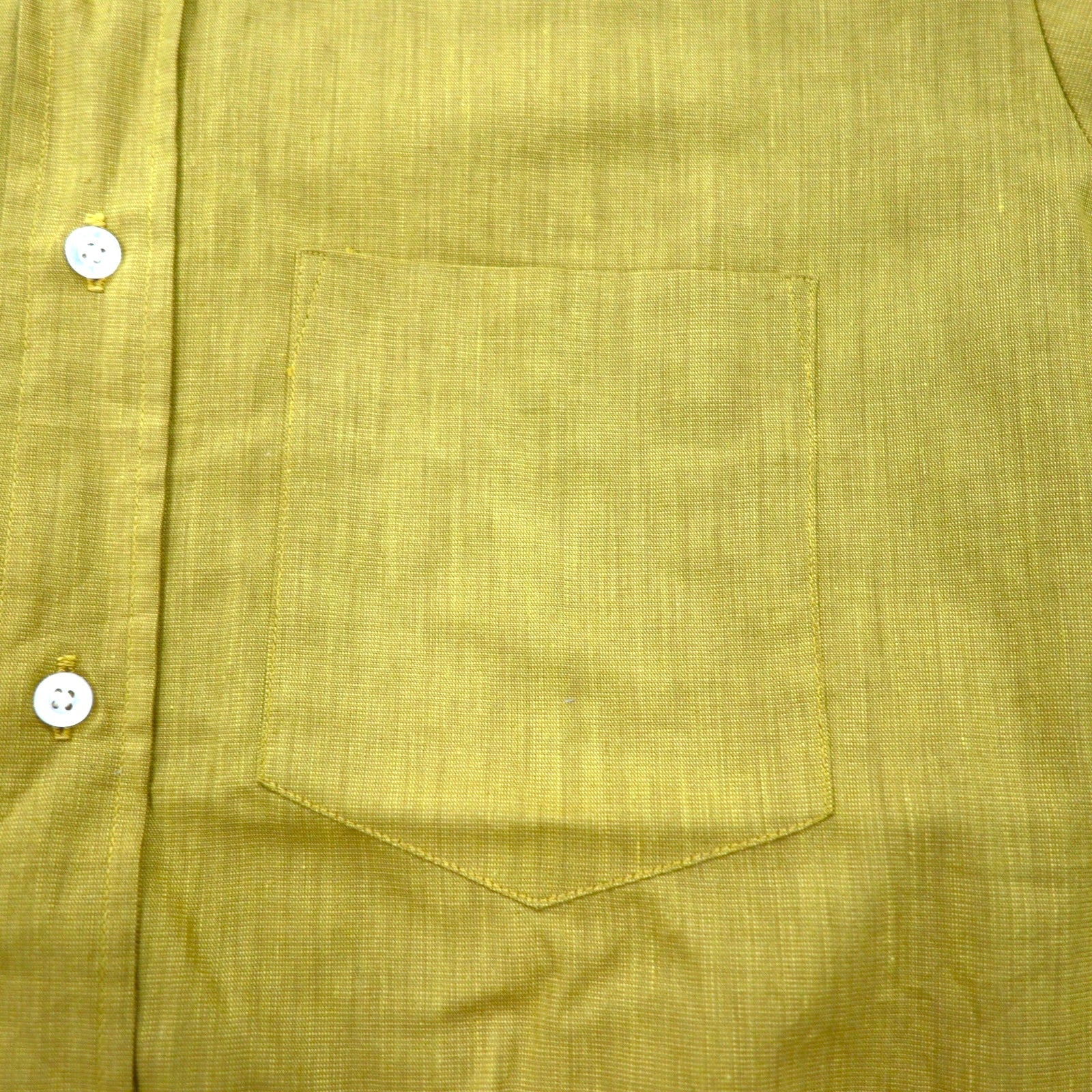 TOWNCRAFT ( Penneys ) 60年代 PENN-PREST 半袖 ボタンダウンシャツ M キャメル コットン