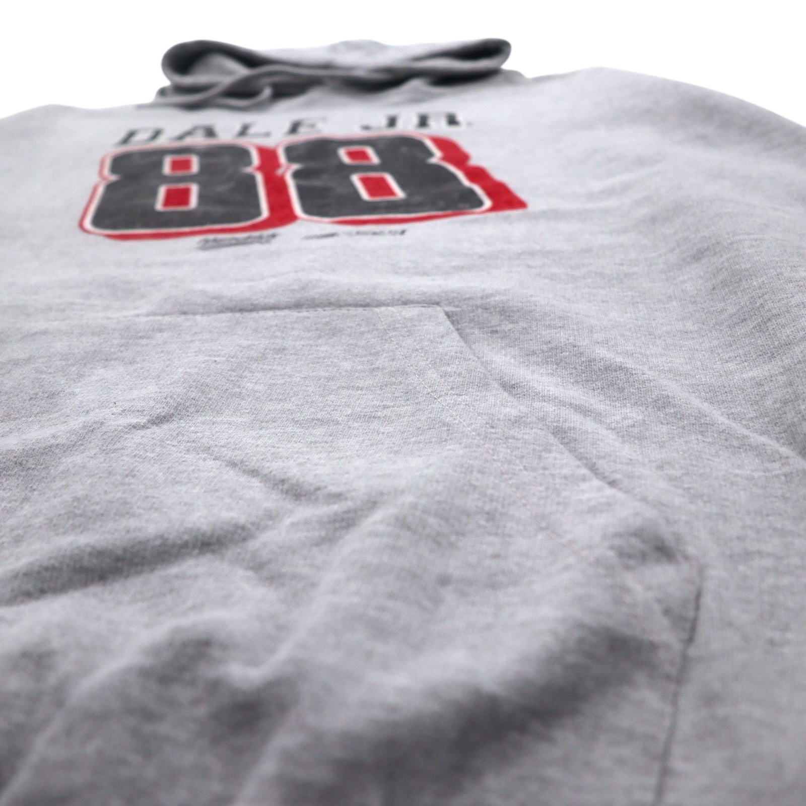 Felpa con cappuccio pullover stampa numerazione NASCAR L grigio cotone racing DALE JR