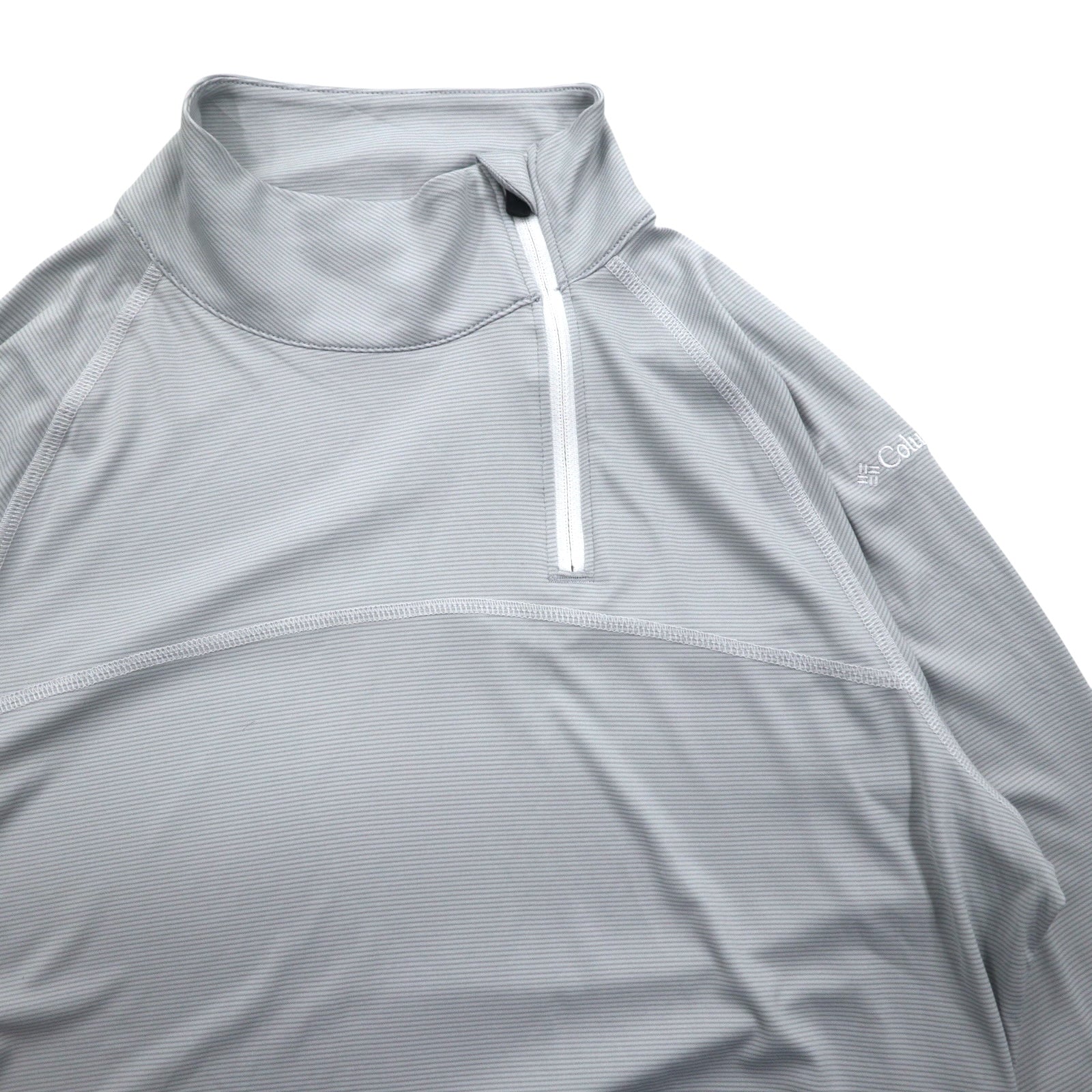 Columbia ハーフジップ トップス ロンT M グレー OMNI-WICK NEW CLASSIC PULLOVER 19S97WL