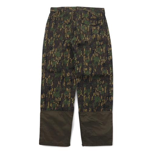 Pantaloni da caccia WINCHESTER anni '90, taglia L, color kaki, mimetismo realtree, inserti a contrasto, cerniere alle caviglie, CONCEAL