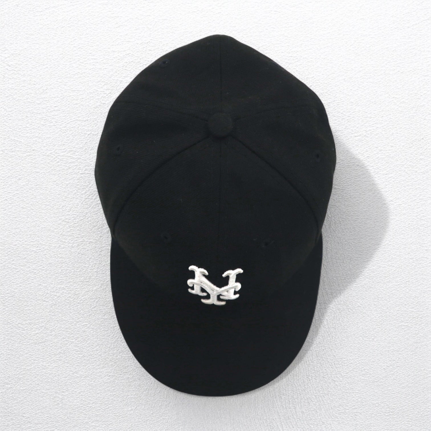 NEW ERA ベースボールキャップ 57.7cm ブラック ポリエステル MLB NY New York Mets ニューヨークメッツ