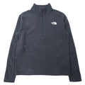 THE NORTH FACE giacca in pile con mezza zip M grigio poliestere ricamo logo a punto singolo