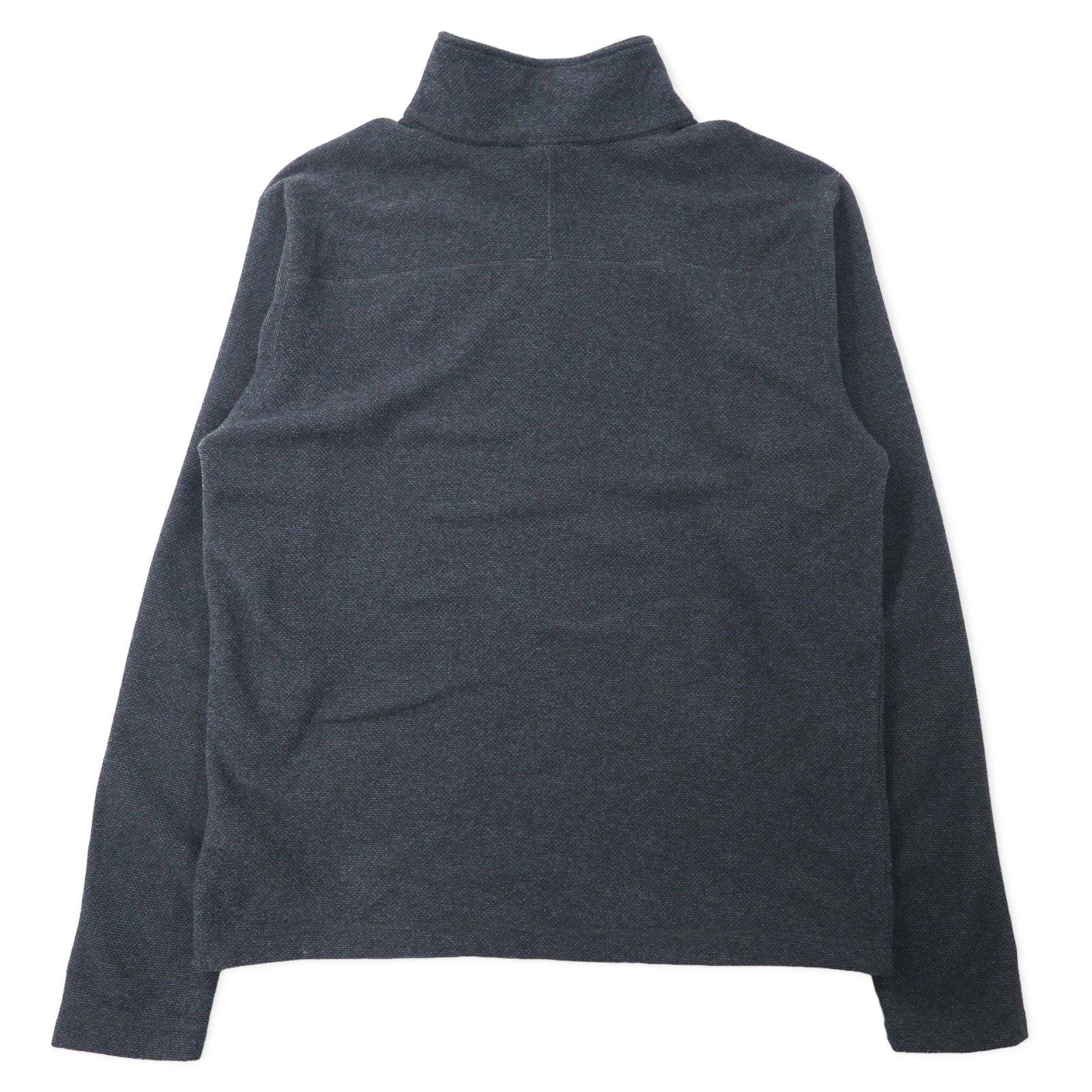 THE NORTH FACE giacca in pile con mezza zip M grigio poliestere ricamo logo a punto singolo