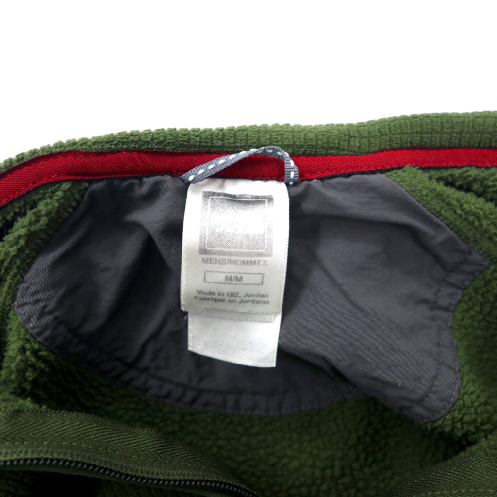 THE NORTH FACE Giacca in pile a mezza zip M Kaki Poliestere Logo ricamato a punto singolo