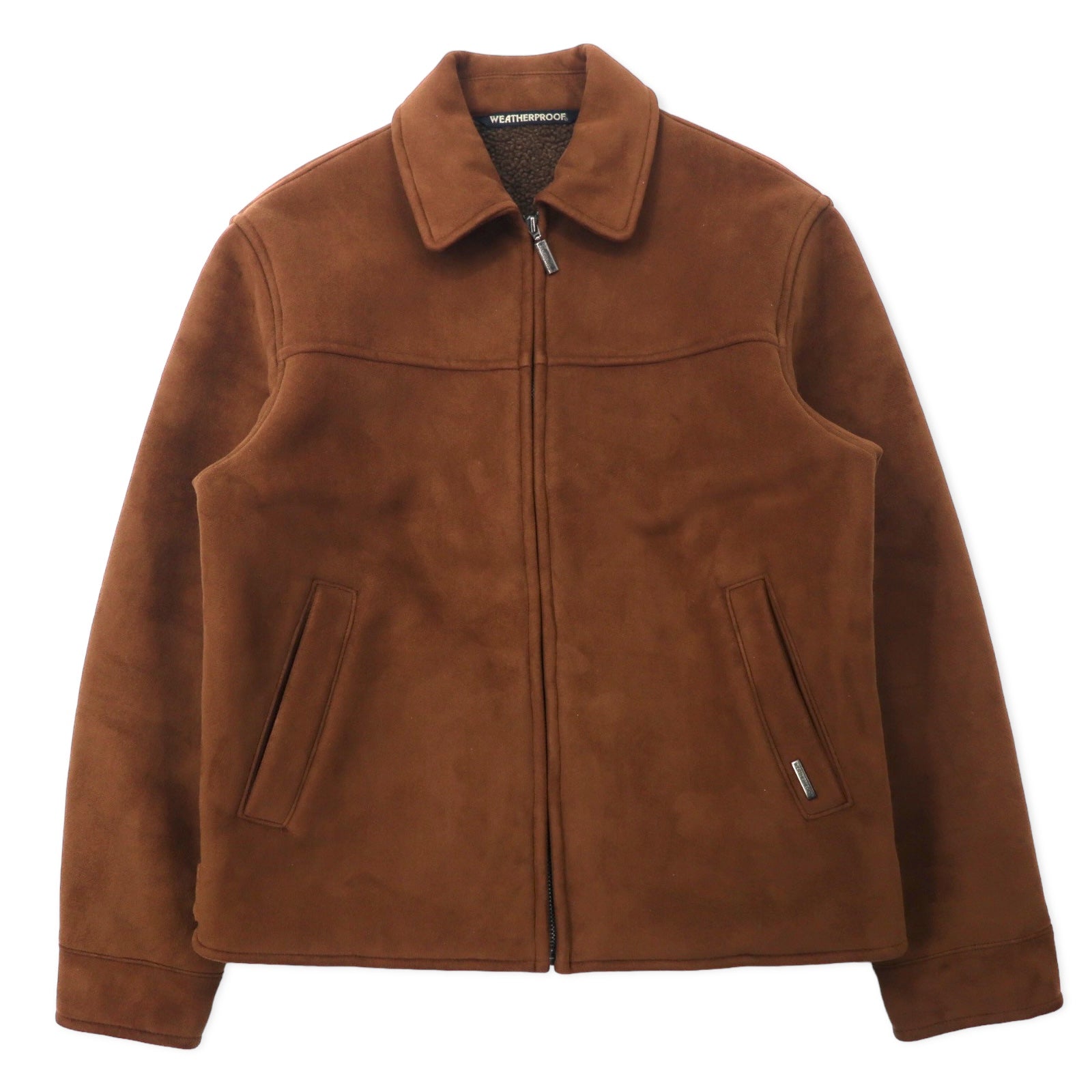 WEATHERPROOF Giacca in finta pelliccia S Marrone Poliestere Impermeabile