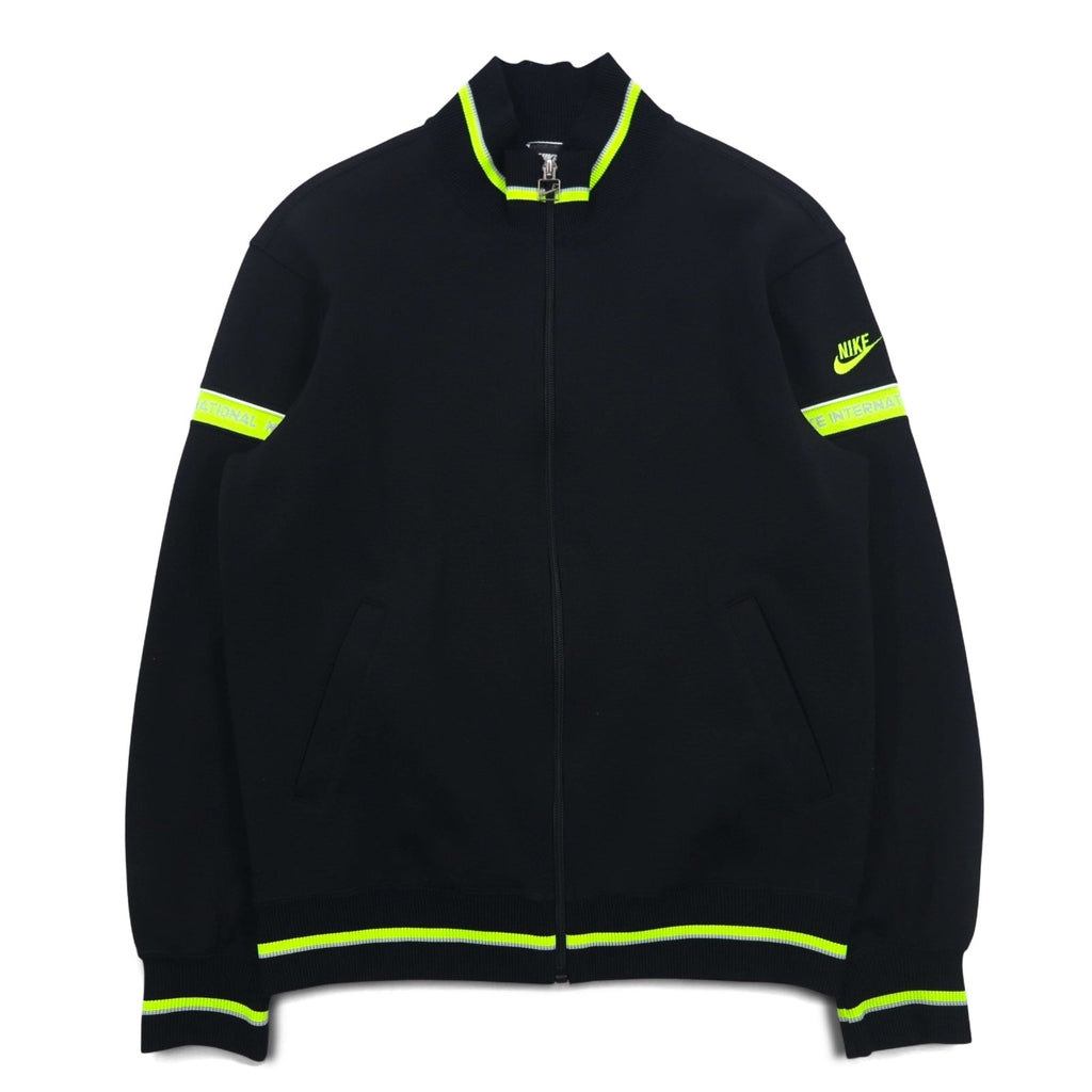 NIKE 80年代 INTERNATIONAL トラックジャケット ジャージ M ブラック スウォッシュ 日本製