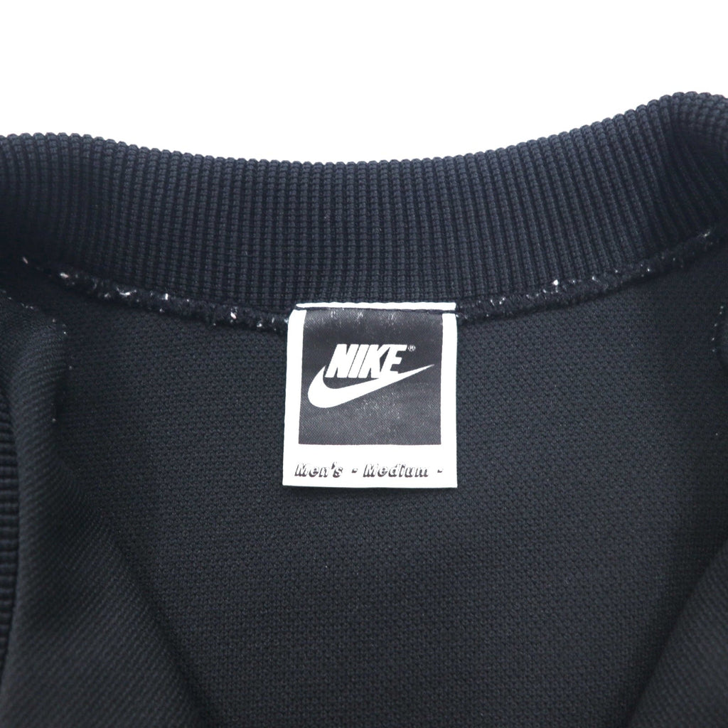 NIKE 80年代 INTERNATIONAL トラックジャケット ジャージ M ブラック スウォッシュ 日本製