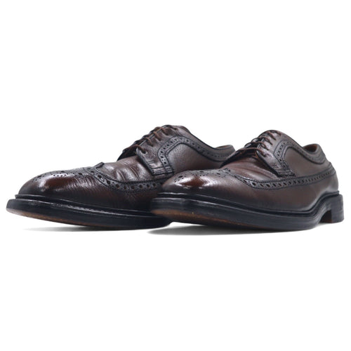 60年代 USA製 parliament ウイングチップ メダリオン カントリーシューズ 28cm ブラウン レザー C68 8513 LAST 6050