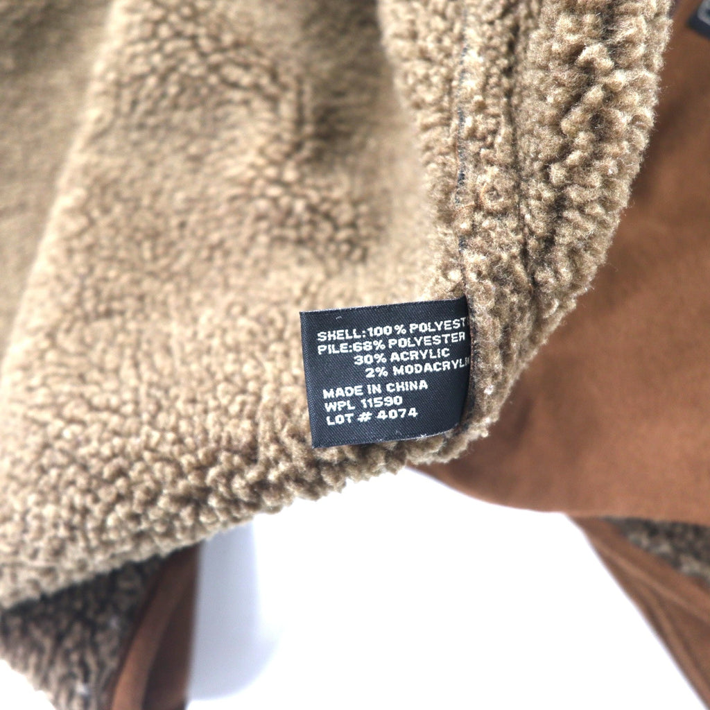 WEATHERPROOF Giacca in finta pelliccia S Marrone Poliestere Impermeabile