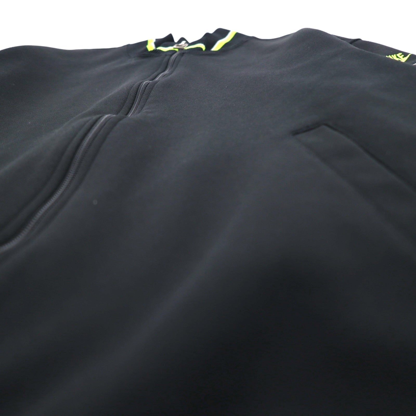 NIKE anni '80 INTERNATIONAL Giacca da jogging Tuta M Nero Swoosh Prodotto in Giappone