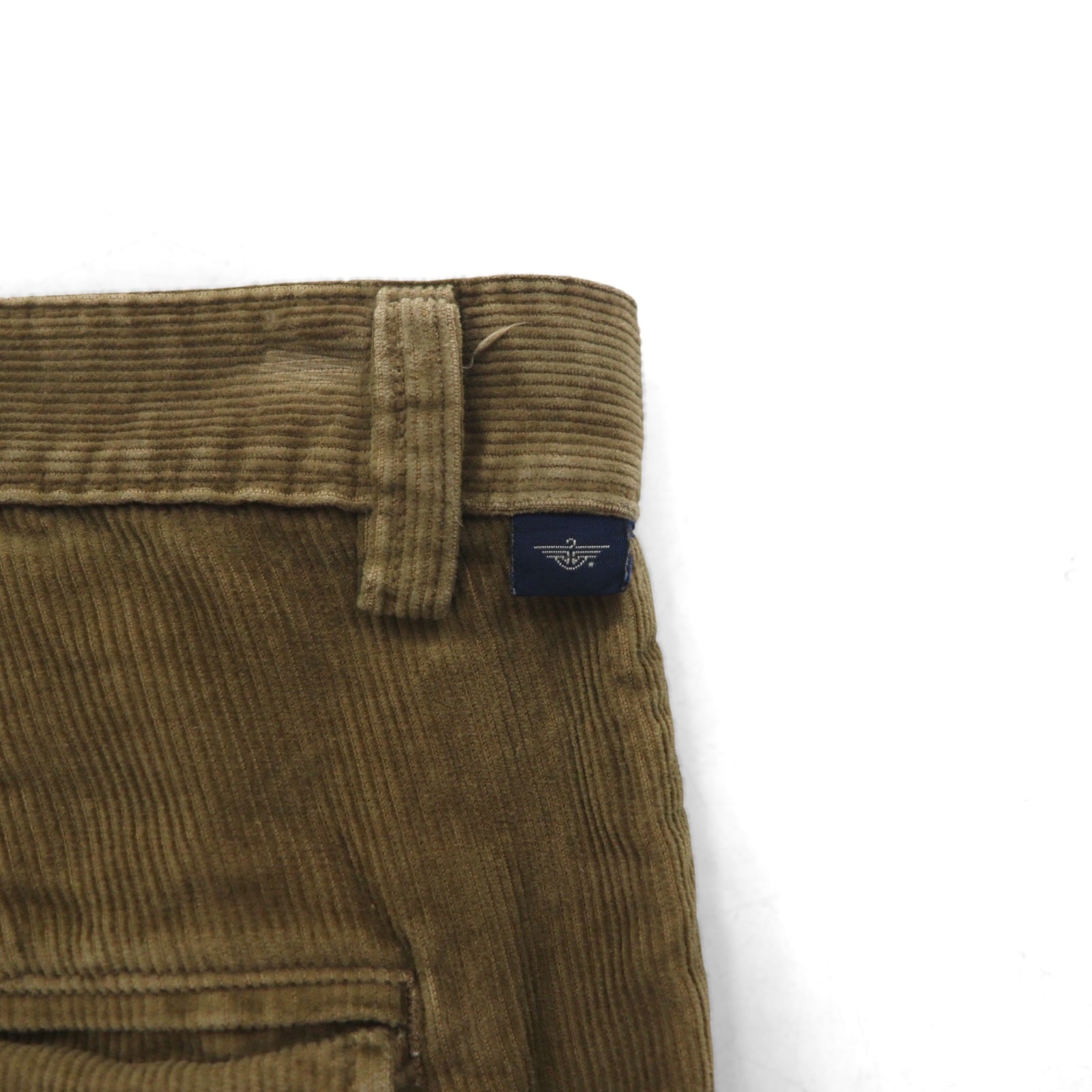 DOCKERS (Levi's) Pantaloni in velluto a coste larghi a 2 pieghe anni 2000, taglia L, marroni