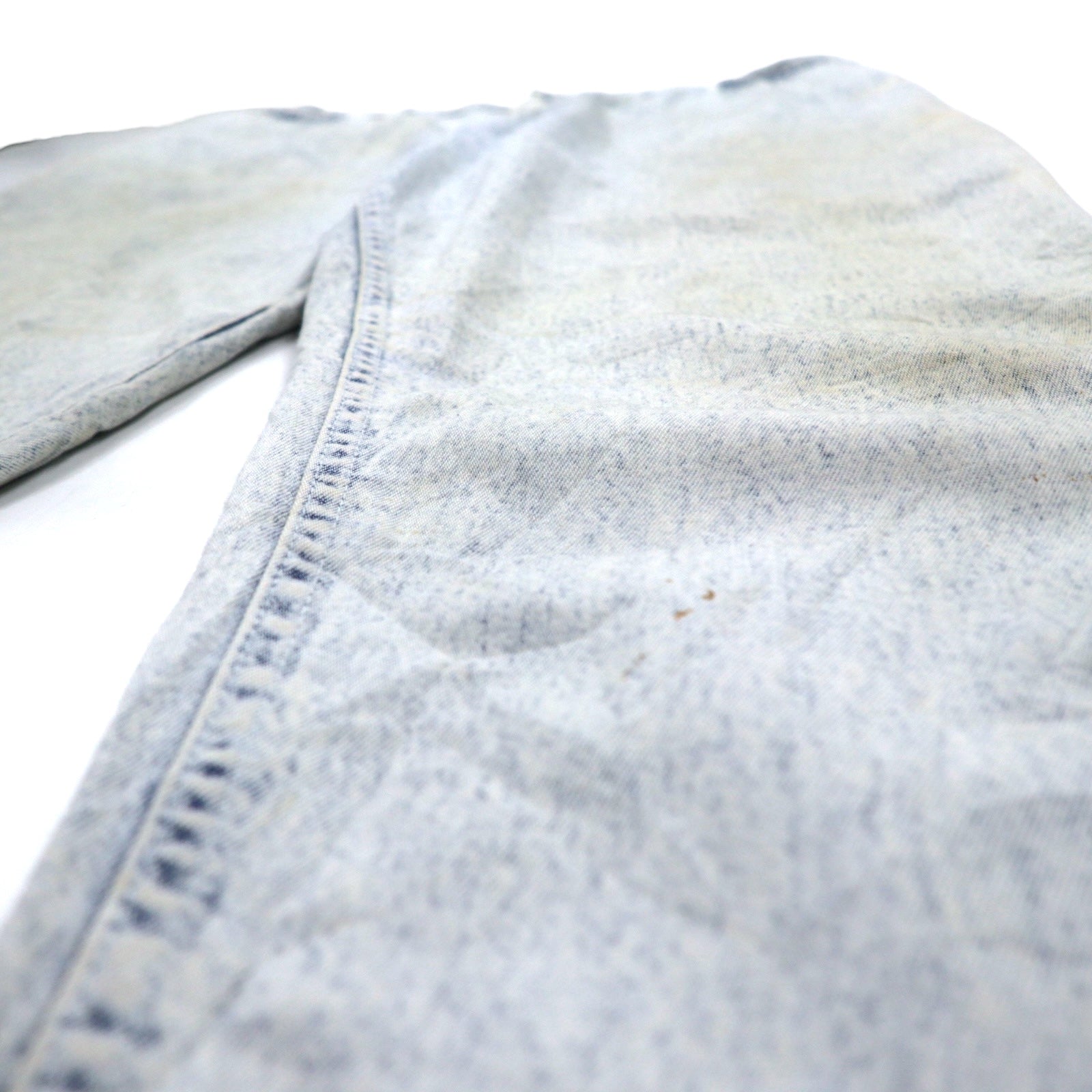 Lee anni '80 Made in USA Union Ticket Jeans in denim lavato con acido a gamba affusolata 3XL Indaco Blu 307-5099