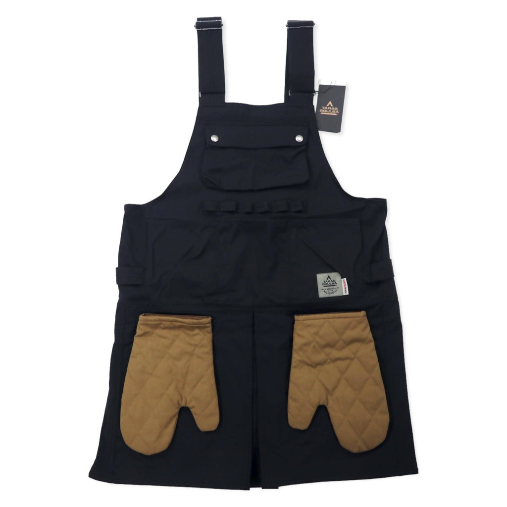 TARAS BOULBA Scudo Antincendio Multi-Grembiule M Nero Cotone Ignifugo Campeggio TBA-S22-079 Nuovo