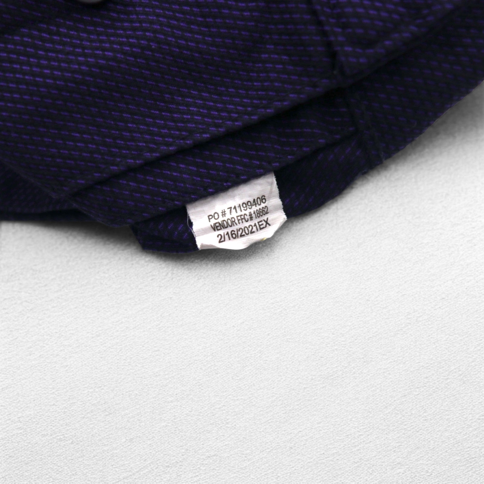 FedEx Camicia da lavoro anni '90 a collo aperto a maniche corte Colletto aperto XL Viola Azienda americana Silhouette squadrata Disegnata da Stan Herman VF Imagewear