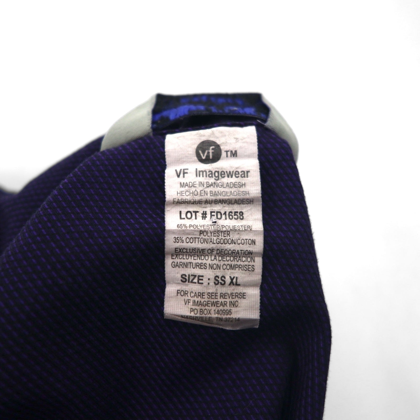FedEx Camicia da lavoro anni '90 a collo aperto a maniche corte Colletto aperto XL Viola Azienda americana Silhouette squadrata Disegnata da Stan Herman VF Imagewear