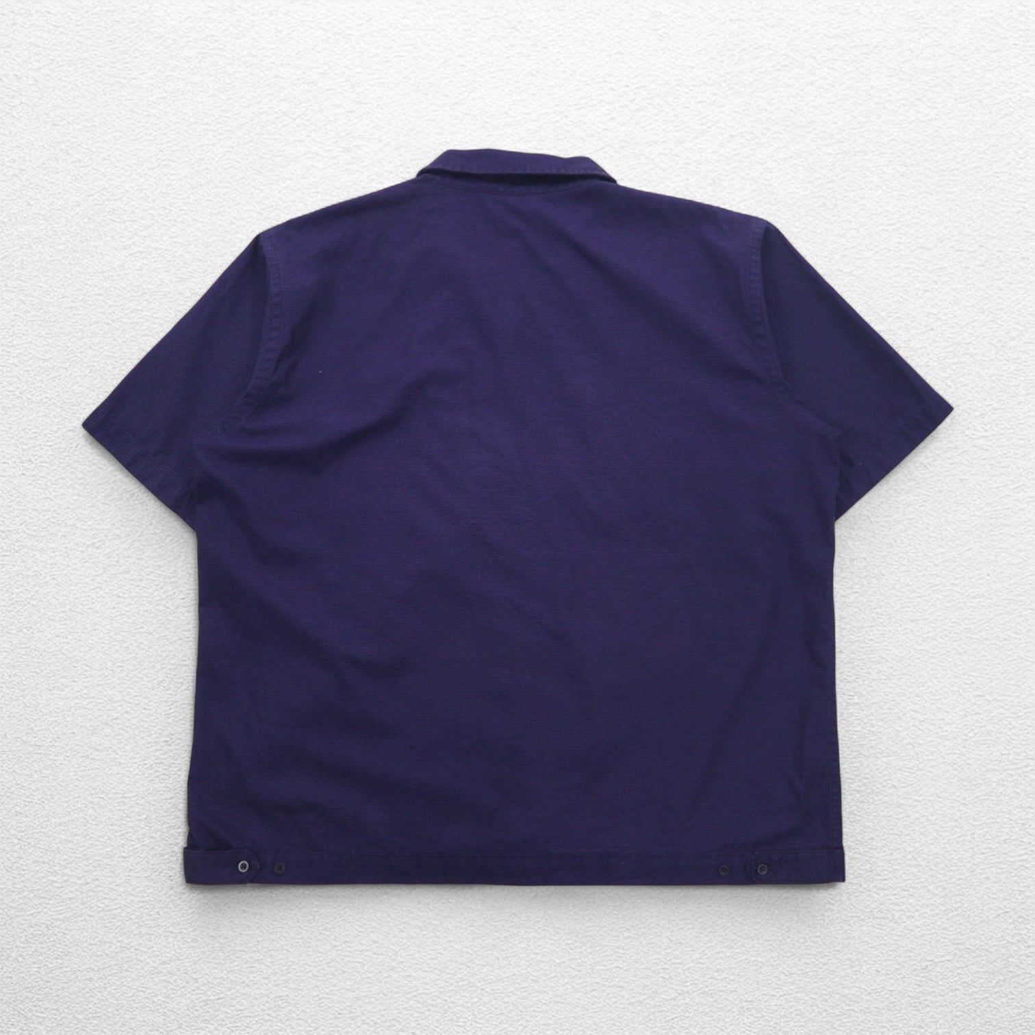 FedEx Camicia da lavoro anni '90 a collo aperto a maniche corte Colletto aperto XL Viola Azienda americana Silhouette squadrata Disegnata da Stan Herman VF Imagewear