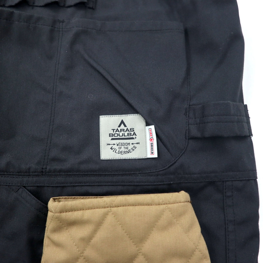 TARAS BOULBA Scudo Antincendio Multi-Grembiule M Nero Cotone Ignifugo Campeggio TBA-S22-079 Nuovo