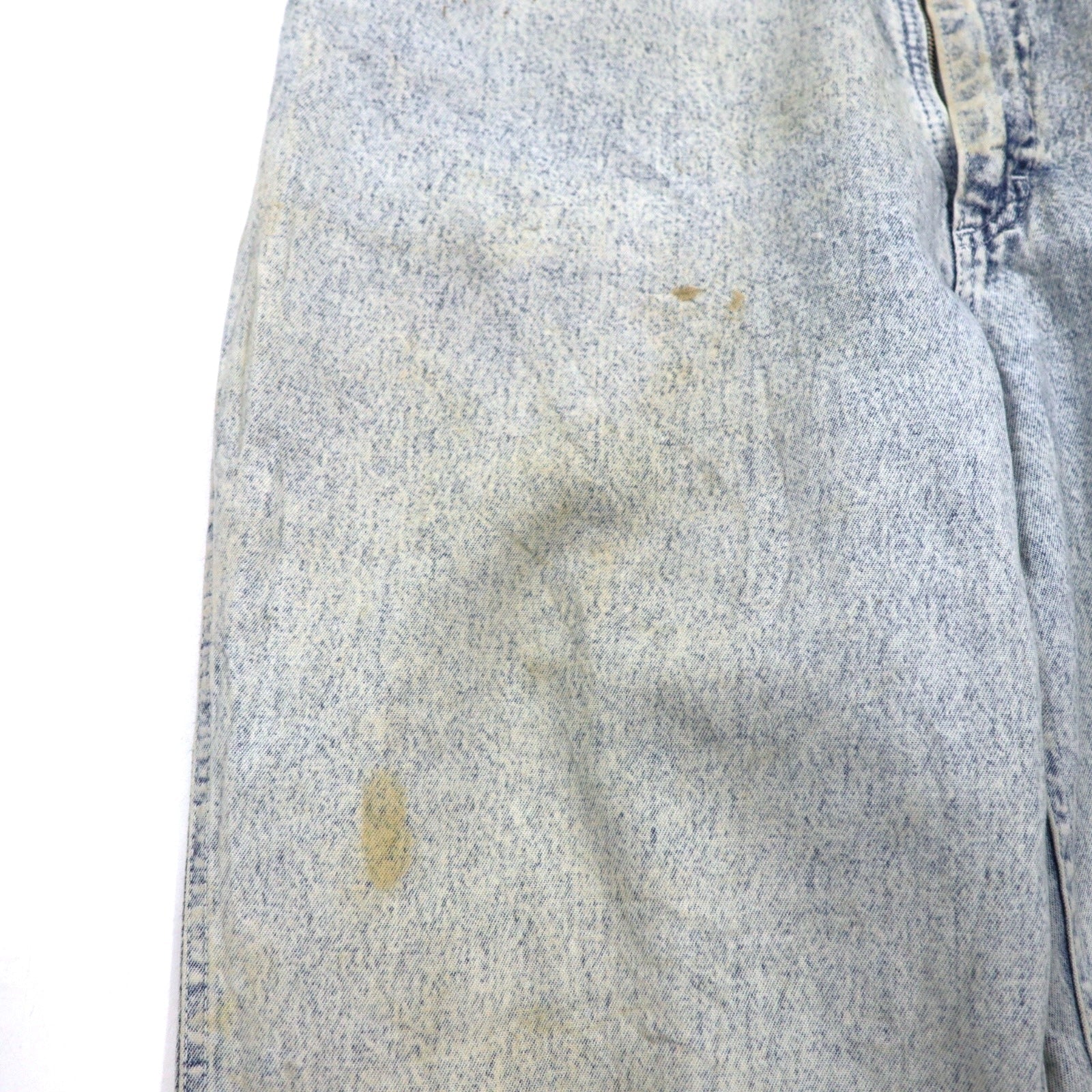 Lee anni '80 Made in USA Union Ticket Jeans in denim lavato con acido a gamba affusolata 3XL Indaco Blu 307-5099
