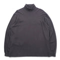 J.CREW Anni '90, etichetta Giant, T-shirt a maniche lunghe a collo alto, taglia L, grigio, cotone