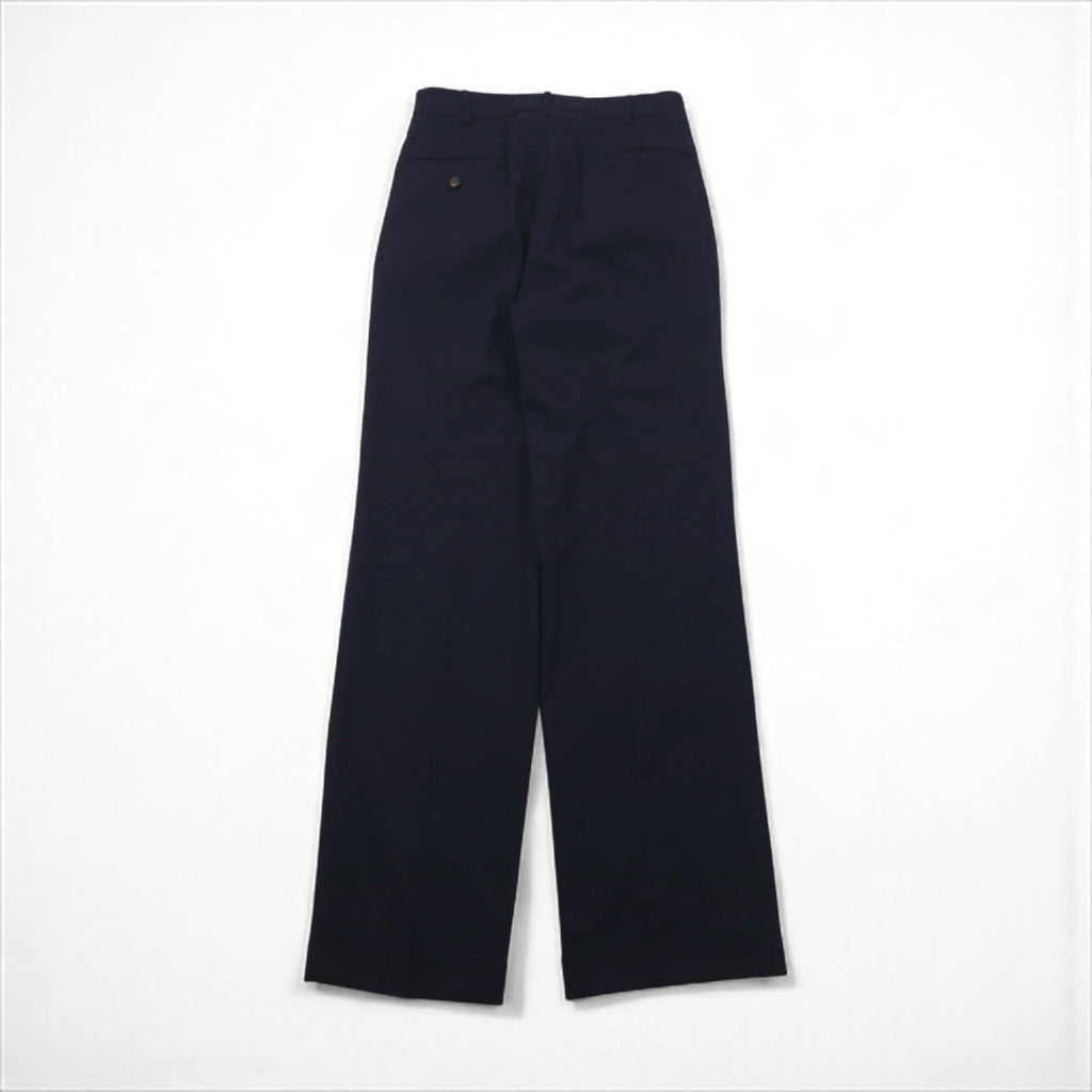 Ralph Lauren anni '90, blazer doppiopetto blu navy, made in Japan, completo in lana con bottoni dorati, taglia M.