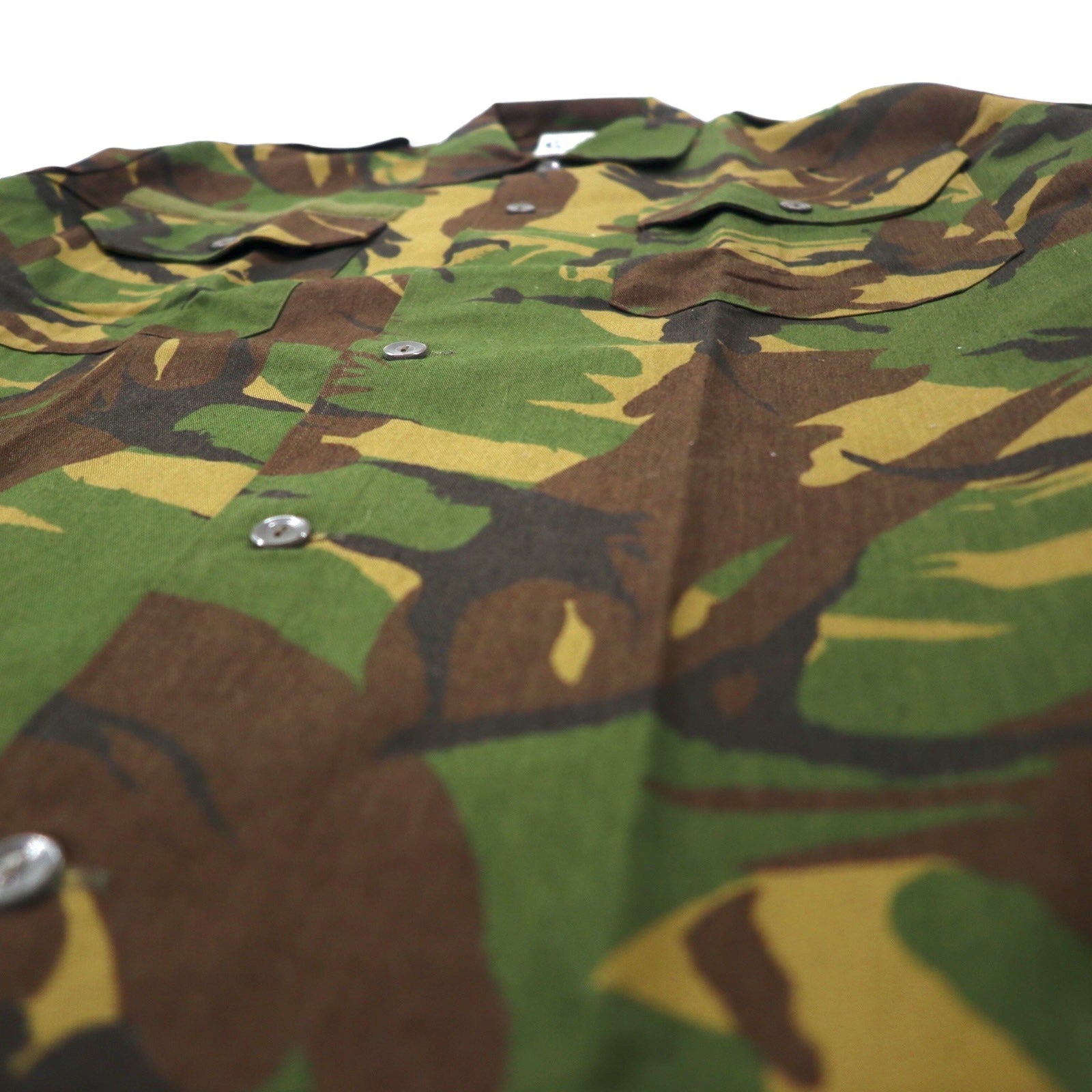 EURO MILITARY Esercito olandese anni '90 BDU Field Shirt L Cachi Mimetica Militare LONNEKER TEXTILES Deadstock Nuova