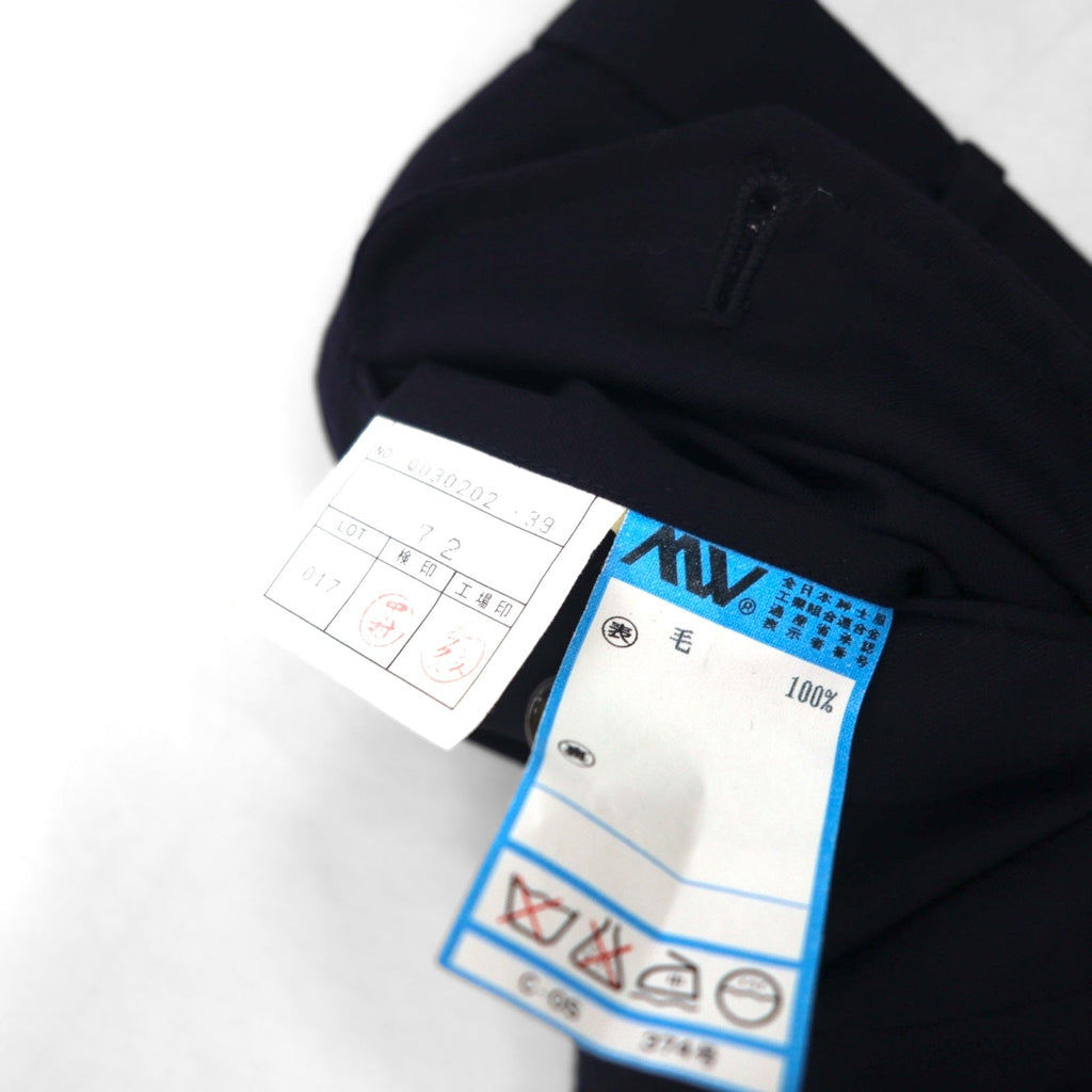 Ralph Lauren anni '90, blazer doppiopetto blu navy, made in Japan, completo in lana con bottoni dorati, taglia M.