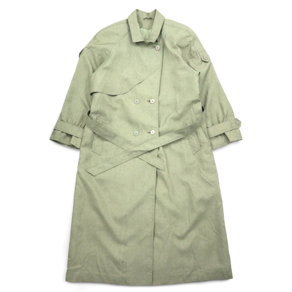 Vintage Trench Coat Collection Elegante Trench Coat L Cachi con cintura DIVISIN OF THUNDER BAY