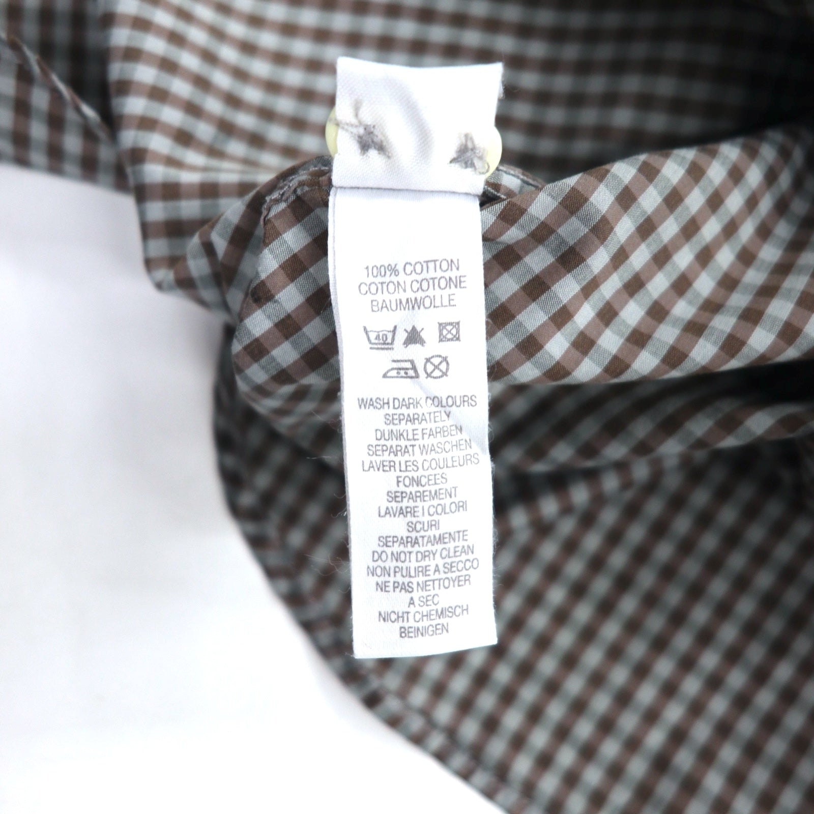 PS Paul Smith Camicia elegante L grigio a quadri cotone