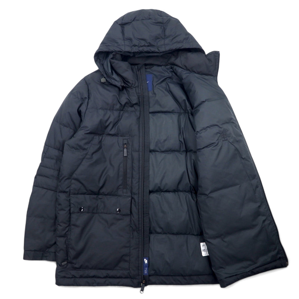 NIKE Giacca piumino staccabile 550 fill power taglia L nero doppia cerniera coulisse 546051-010