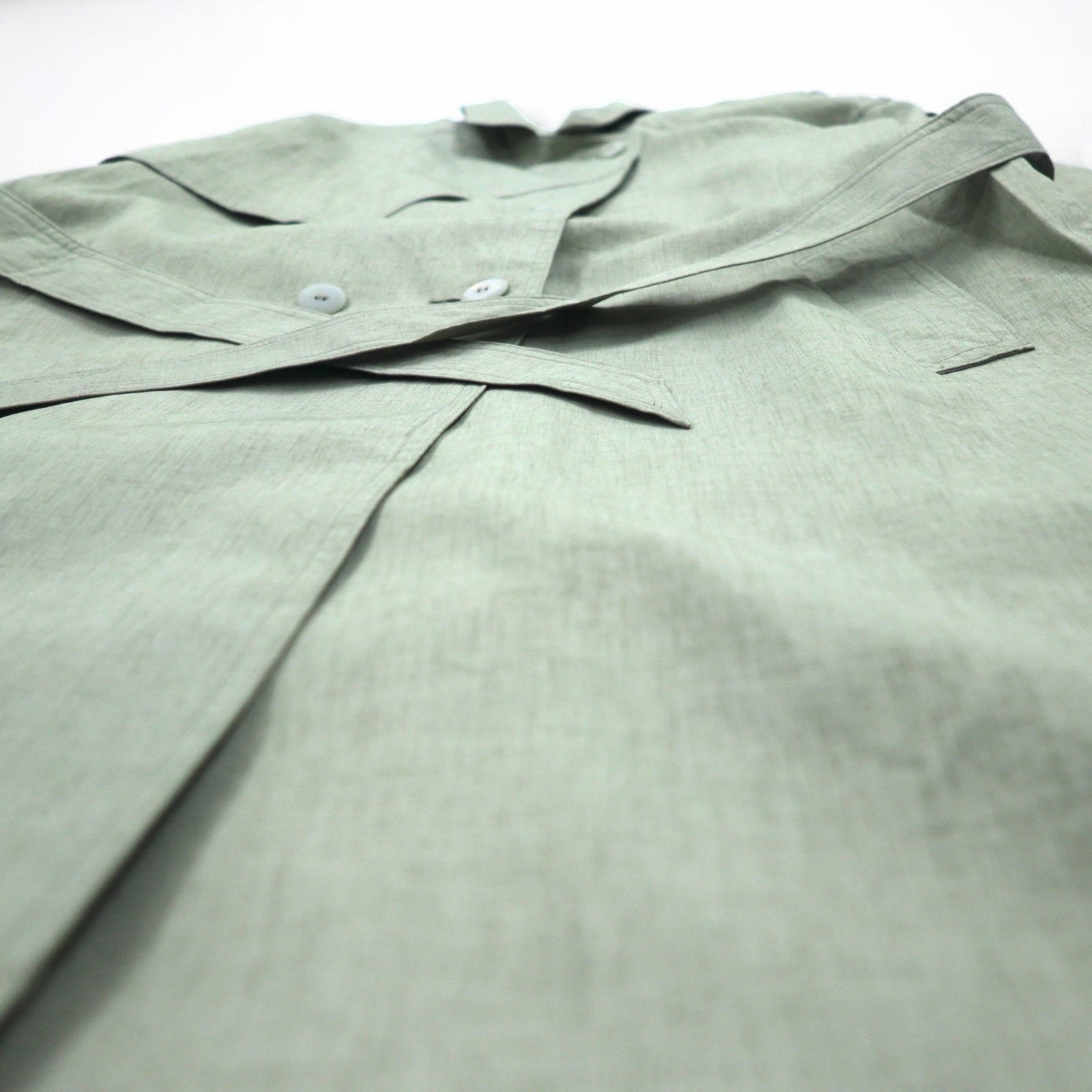 Vintage Trench Coat Collection Elegante Trench Coat L Cachi con cintura DIVISIN OF THUNDER BAY