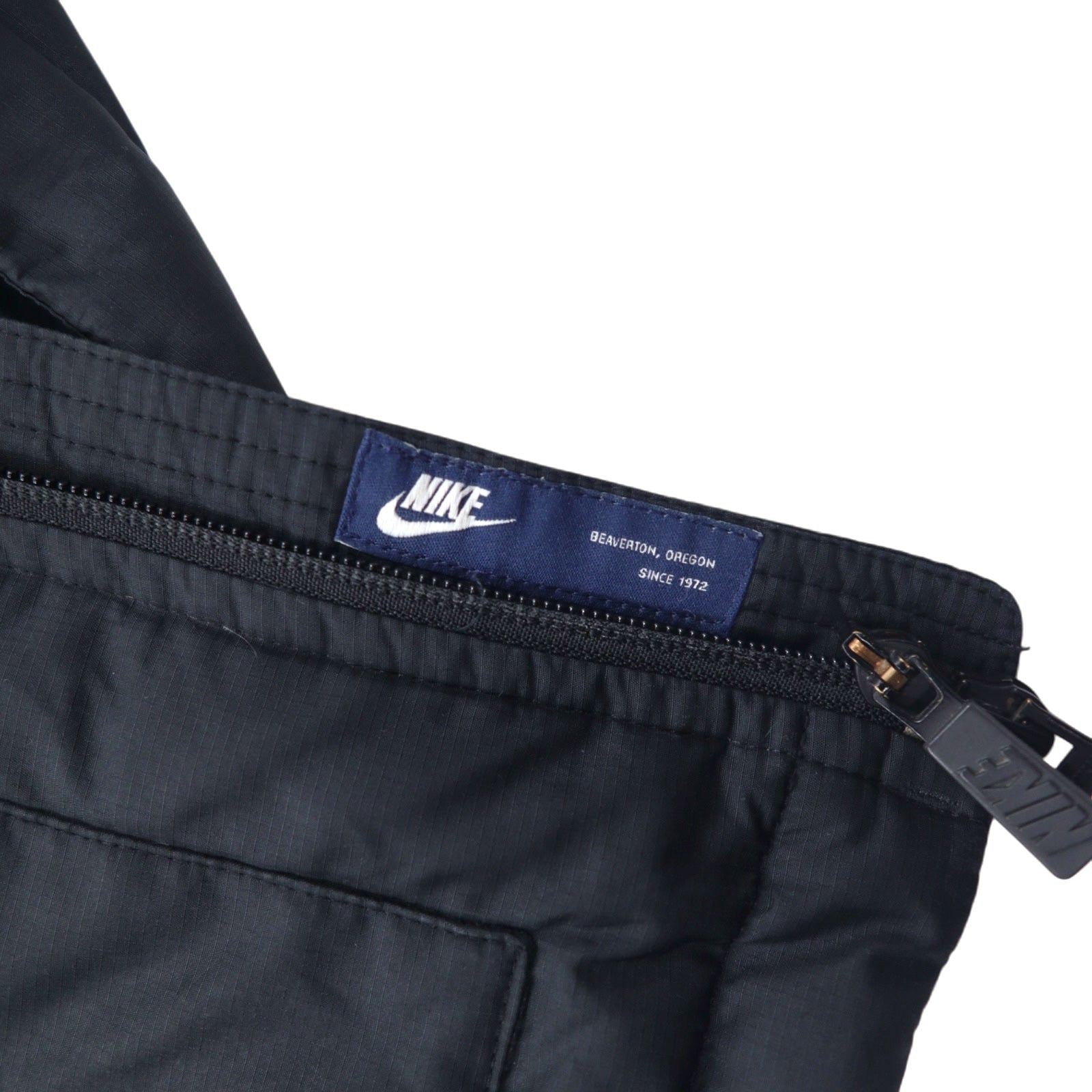 NIKE Giacca piumino staccabile 550 fill power taglia L nero doppia cerniera coulisse 546051-010