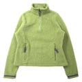 Giacca in pile con zip a metà di L.L.Bean, taglia SM, verde, poliestere 0BCS9