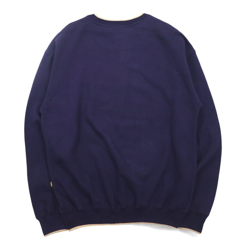 Anni '90 FIELD TASTED by OUTDOOR LIFE felpa XL blu navy cotone interno felpato ricamo animale Pak cotton